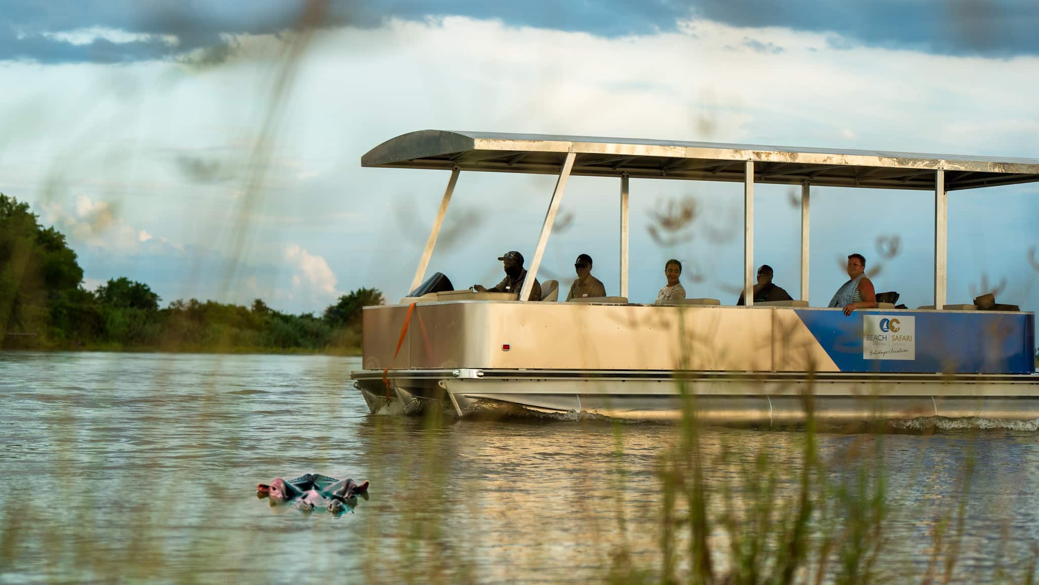 Boot Safari op de Rufiji Rivier